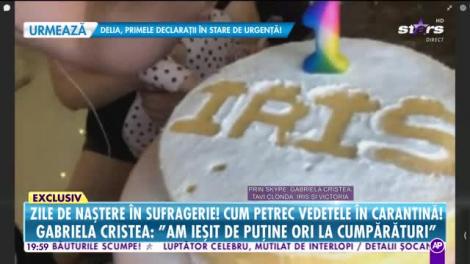 Zile de naștere în sufragerie! Cum petrec Tavi Clonda și Gabriela Cristea în carantină