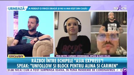 Echipele "Asia Express" dau cărțile pe față! Cât e prietenie, cât rivalitate? Speak: "Unfollow și block pentru Alina și Carmen"