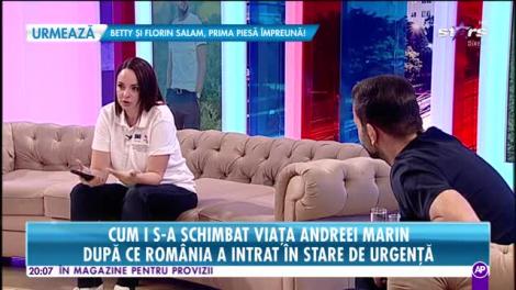 Andreea Marin luptă împotriva pandemiei de coronavirus: Mi se pare o trezire pentru fiecare dintre noi