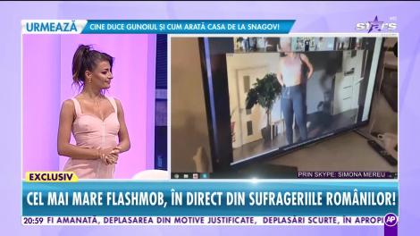 Lecţie de dans la ceas de seară cu cea mai faimoasă dansatoare din România!