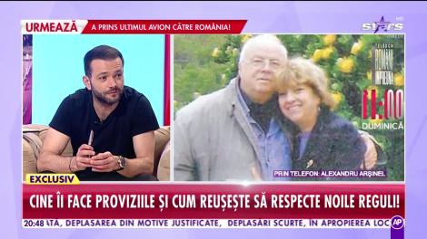 Alexandru Arşinel, îngrijorat pentru soţia lui! Cine îi face proviziile şi cum reuşeşte să respecte noile reguli