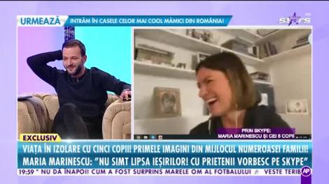 Viața în izolare cu cinci copii. Marina Marinescu: Nu simt lipsa ieșirilor