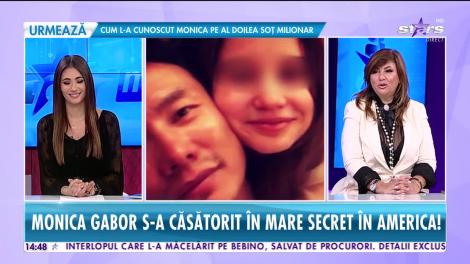 Monica Gabor și Mr. Pink s-au căsătorit în secret. Primele detalii despre eveniment: ”Au vrut o ceremonie restrânsă!”