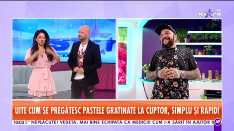 Reţeta lui Chef Munti de la Star Matinal: Paste gratinate la cuptor