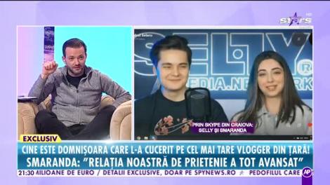 Şelly, prima apariţie la televizor alături de iubita lui. Cine este domnişoara