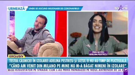 Adelina Pestriţu şi soţul, testul căsniciei în izolare