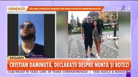 Cristian Daminuţă, declaraţii despre nuntă și botez: Nu am pierdut banii