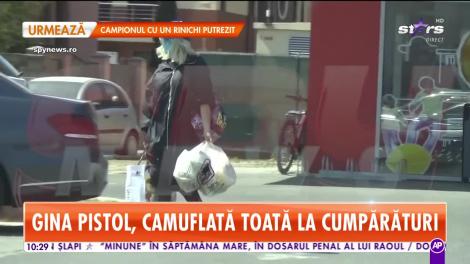 Gina Pistol, camuflată toată la cumparaturi
