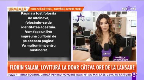 Florin Salam a rămas fără pagina personală de Instagram