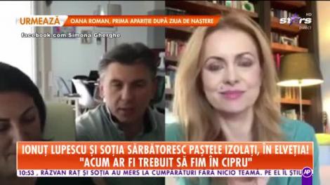Ionuţ Lupescu şi soţia sărbătoresc Paștele izolați, în Elveția