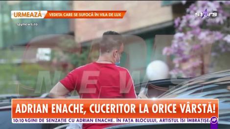Adrian Enache, îmbrățișări și sărut cu vecina