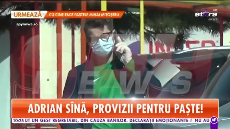 Adi Sână, provizii serioase pentru Paşte