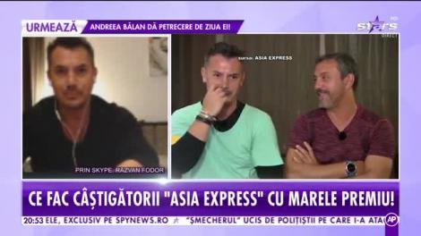 Ce fac câştigătorii Asia Express cu marele premiu! Răzvan Fodor: „Dacă vine timp de pace”