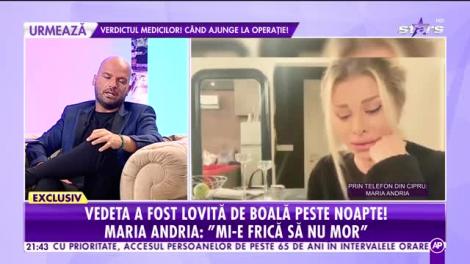 Maria Andria, mărturii cutremurătoare despre diagnosticul necruţător. Ce simptome are