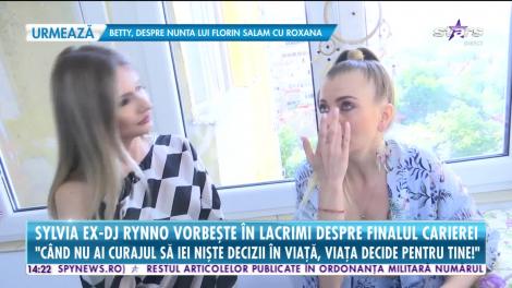 Sylvia, ex-Dj Rynno, vorbeşte în lacrimi despre sfârşitul carierei!