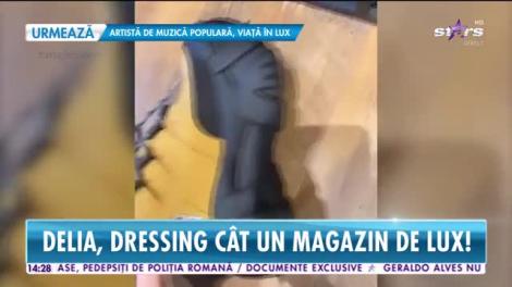 Delia trăiește visul oricărei femei! Un dressing cât un magazin de lux! Cum arată impresionanta colecție de pantofi a divei |VIDEO