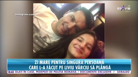 Cât de frumoasă e și seamănă leit cu tatăl ei! Fata cea mare a lui Liviu Vârciu a împlinit 18 ani |Video