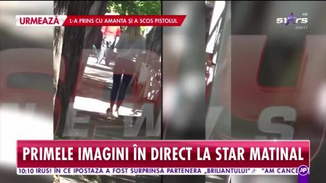 Filmare bombă cu iubita lui Ciprian Marica! Aceasta a fost surprinsă pe stradă cu formele la vedere dând încontinuu telefoane