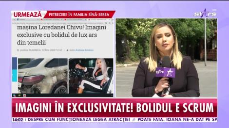 Adevăratul motiv pentru care ar fi ars mașina Loredanei Chivu! |VIdeo