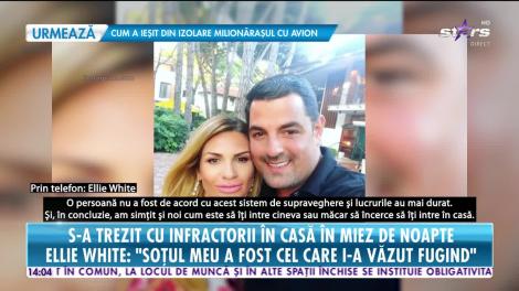 Hoţii au încercat să intre în casă peste Ellie White