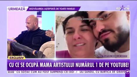 Jador, numărul 1 din trending, pentru prima dată cu mama la Antena Stars!