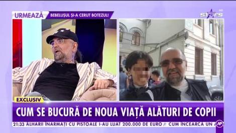 Daniel Iordăchioaie se bucură de noua viață alături de copii lui