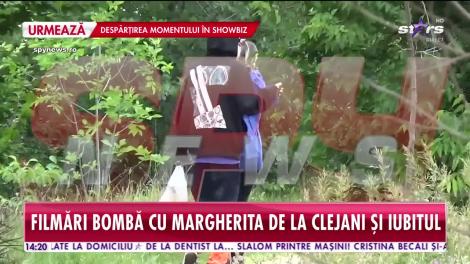 Margherita de la Clejani, prima apariție publică după ce a fost prinsă drogată la volan. Tânăra a ieșit la plimbare cu iubitul ei
