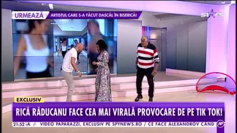 Video de senzație! Rică Răducanu în pas cu vremurile actuale! Nea Rică, dans senzațional în urma unei provocari de pe TikTok!