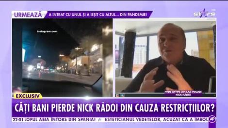 Câti bani a pierdut Nick Rădoi din cauza coronavirusului
