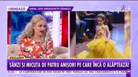 Sânziana Buruiană, însărcinată din nou! Deși are un copil în pântec, blondina încă își alăptează fetița în vârsta de cinci ani! |VIDEO