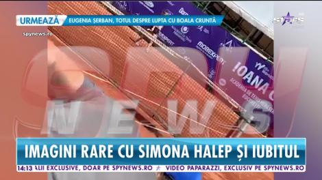 Imagini rare cu Simona Halep şi iubitul ei! Gesturi romantice chiar la antrenamentul campioanei! |Video