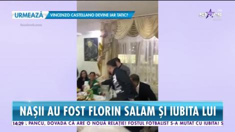 Tzanca Uraganul şi-a botezat fetiţa. Florin Salam și iubita lui sunt nașii