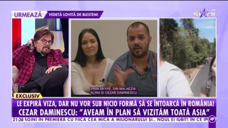 Fiul și nora lui Adrian Daminescu, Cezar și Alina, sunt izolați în Malaezia din cauza pandemiei