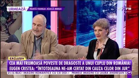 Cea mai frumoasă poveste de dragoste din România. Eugen Cristea și Cristina Deleanu, îndrăgostiți de la 11 ani!
