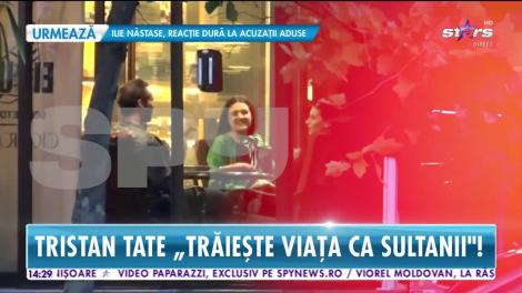 Tristan Tate „trăiește viața ca sultanii". A fost surprins cu două femei