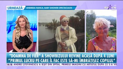 Monica Tatoiu revine în România după aproape 4 luni