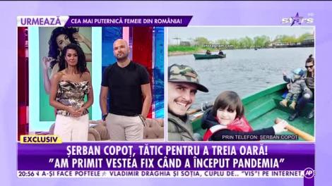 Șerban Copoț, tătic pentru a treia oară