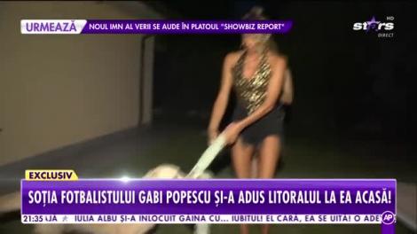 Cât a plătit Crina Abrudan să îşi facă piscină la ea în grădină!