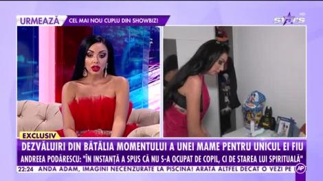 Cum a scăpat Andreea Podărescu de teroare, amenințări și frica permanentă de tatăl copilului