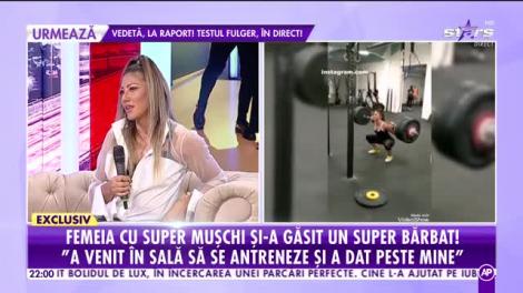 Femeia cu super muşchi şi-a găsit un super bărbat! Cine este misteriosul care i-a furat inima
