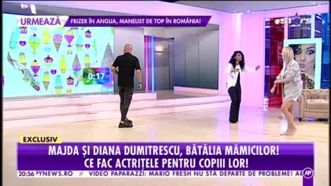Majda și Diana Dumitrescu, bătălia mămicilor! Ce fac actrițele pentru copiii lor