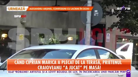 Ciprian Marica și Gică Craioveanu, surprinşi la o terasă de lux din Capitală. Unul dintre ei a făcut un gest neaşteptat