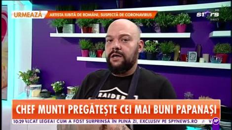 Chef Munti ne pregătește „Papanași pufoși”. Iată de ce ingrediente ai nevoie