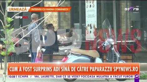 Cum a fost surprins Adi Sînă de către paparazzi. Artistul a făcut un gest demn de toată lauda