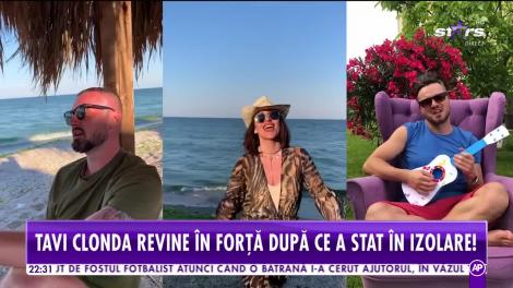 Tavi Clonda cântă, la Showbiz Report, piesa „Prea cald”