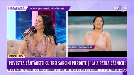 Povestea cântăreței cu trei sarcini pierdute și la a apatra căsnicie!