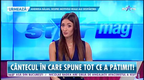 Andreea Bălan îşi strigă suferinţa în versuri: „A spus că nu mai simte, asta m-a durut”