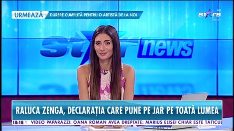 Raluca Zenga, o nouă mărturisire despre zvonul că divorțează