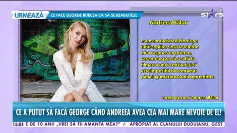 Andreea Bălan, declaraţii uluitoare despre comportamentul fostului ei soţ!