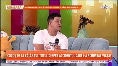 Cocoş de la Călăraşi, totul despre accidentul care îi putea curma viaţa!